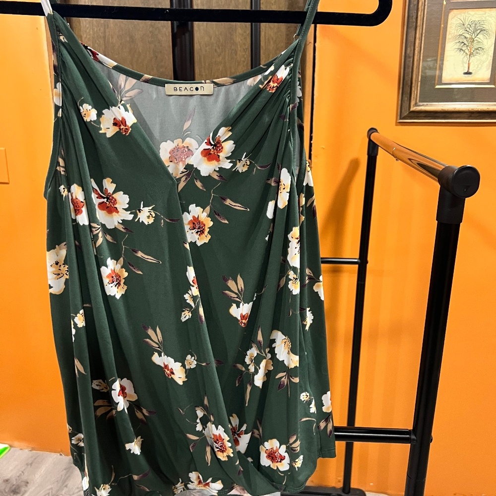 Women's Beacon Niomie Surplice Knit Tank